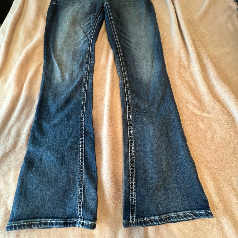Express Women's Boot Cut Jeans in Blue